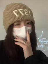 かわいいニット帽【丸トップ・保温・カジュアルスタイル・顔回りを引き立てるデザイン】