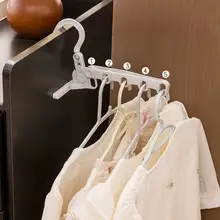 折りたたみ式旅行用ハンガー【多機能・5つ穴・携帯に便利】