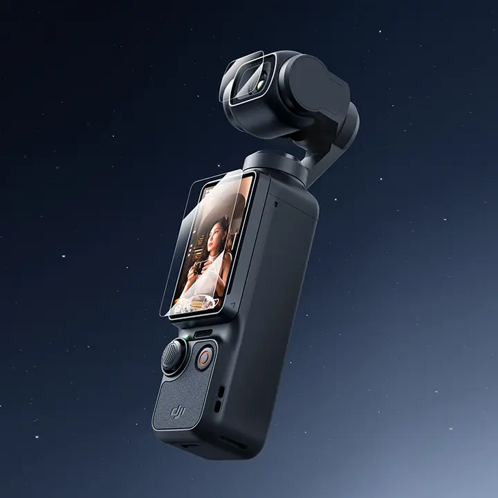 SmartDevil DJI Pocket3用 強化ガラスフィルム【反射防止機能・全画面保護・保護フィルム＆フィルター付き】（セットアップ対応）