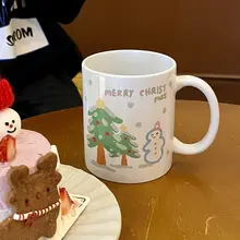 マグカップ 雪だるま 陶器 大容量 かわいい クリスマス ギフト
