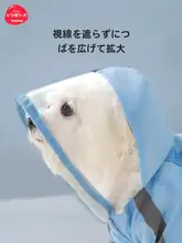 犬用レインコート【夏用・小型犬・テディベア・シュナウザー・リード付き】