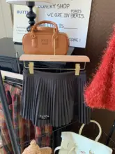 学院風ウールプリーツスカート【高腰Aライン・レディース・秋冬用】