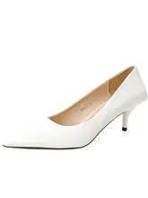 春のコーデにピッタリ！淡いカラーの細ヒールパンプス【シンプル・ポインテッドトゥ・通勤用】