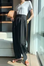 マランダ 裾テープ付き カジュアルパンツ【春夏用・フィット感抜群・ウエスト調整可能】