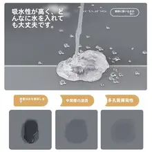 丸型カーペット【和風・おしゃれなリビング用・床保護マット】