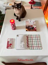華やかな少女のポップなデザイン！クリスマス新年用のiPhone用二重保護ケース【馬モチーフ・ビジュー付・ニットプリント】