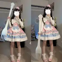 ジャンパースカート レディース ロリータファッション スイート フェミニン 冬
