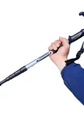 抗打撃チタンヘッド雪用登山杖【滑り止め・アルミ合金・伸縮可能】