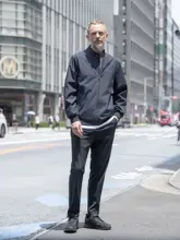 JSSD HOMME 春季用 ハーリンジャケット【ビジネス・通勤・メンズ・スタンドカラー】