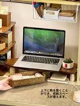 デスク用ノートパソコンスタンド【高さ調整・学生向け・iPad対応】