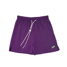 SLAMBLE メンズ 速乾通気性バスケットボールショートパンツ【ランニング・フィットネス用・夏用・四分丈】