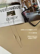 実用的なメガネチェーン【オーストラリア白真珠・グラデーション・医療用チタン製・ハングデザイン】