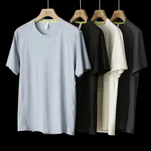 春夏用冷感速乾Tシャツ【アウトドア・男性用・弾力性・UVカット】
