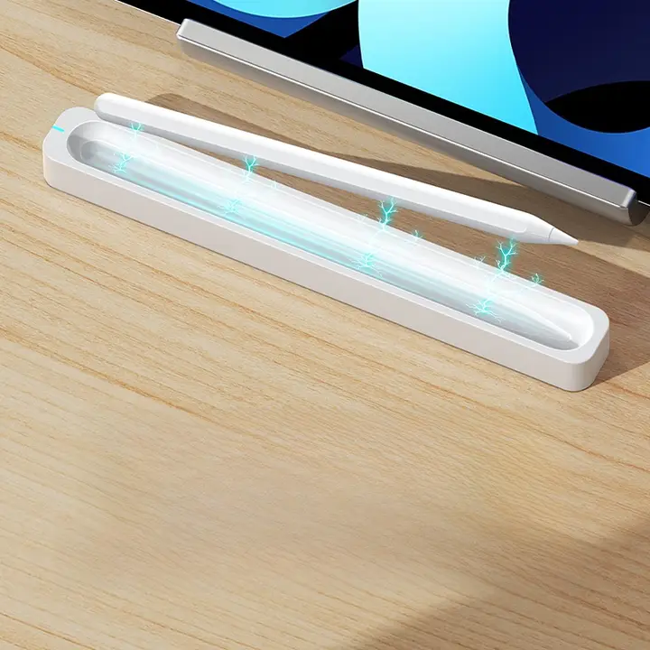 酷盟 Apple Pencil 磁気吸着式ワイヤレス充電ケース【iPad対応・収納ボックス・ペン先カバー付き】