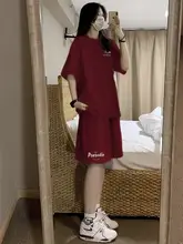 コーデにぴったり！ルーズフィット半袖Tシャツとワイドパンツ【夏用・カジュアル】（セットアップ対応）