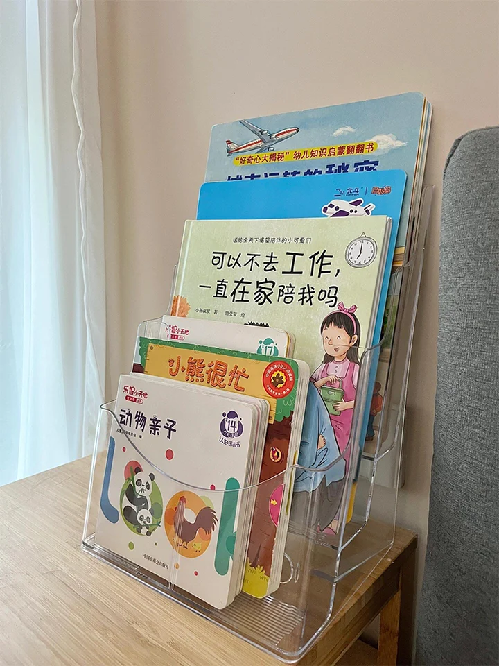 オックスフォードツリー子供用ブックシェルフ【デスクトップ用・分層収納・学生向け】