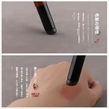 竹風堂 シリコン口紅ブラシ【円頭・メイクアップ・キャップ付き】