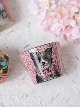 手作り陶器の動物デザイン 大容量マグカップ【コーヒーカップ・トレイ付き】