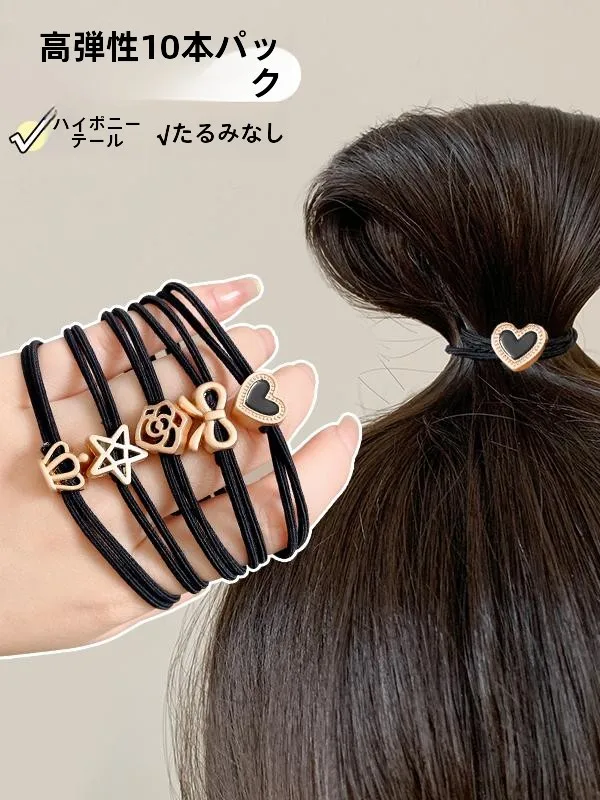 ポニーテール 巻く ための高級ゴム製ヘアゴムの実用性と性能解析