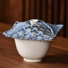 旅行に便利な茶具用カバー【蓋の保護・衝撃吸収・布製】