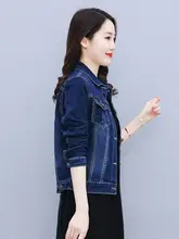 大きいサイズのストレッチデニムジャケット【ショート丈・スリムフィット・春用】
