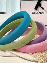 海綿製ヘアバンド【広めのデザイン・夏用・外出用】