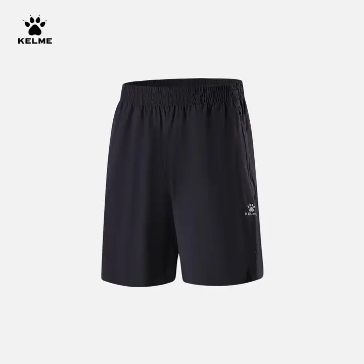 KELME スポーツウェア メンズ 吸湿速乾ショートパンツ【高弾性・トレーニング用・五分丈】