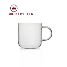 耐熱ガラス製マグカップ【ティータイム・デスク用】