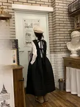 背中がリボンデザインのウエストシェイプAラインキルティングワンピース【ノースリーブ・ミディ丈・プリンセススタイル】