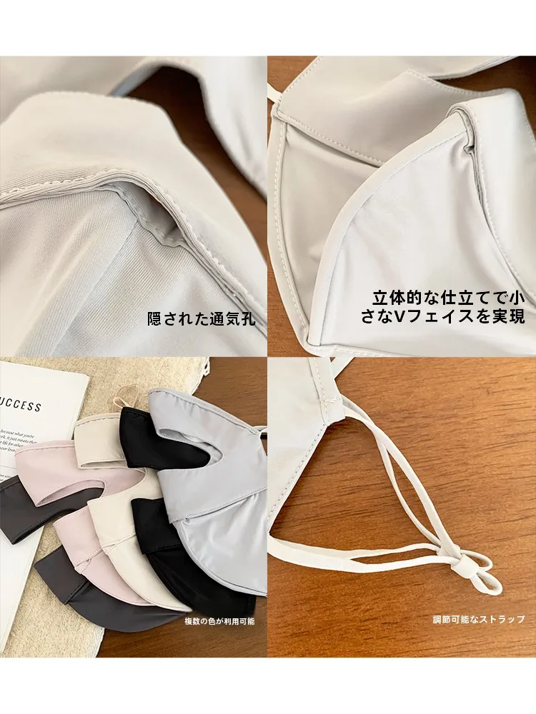 アイスシルク製 UVカットフェイスマスク：夏の通気性と遮陽効果を実証