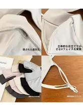 アイスシルク製 UVカットフェイスマスク【夏用・通気性・自転車用・全顔カバー】
