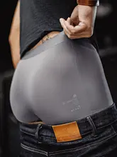 通気性のある無痕平角パンツ【抗菌・氷のような柔らかさ・コットン混】