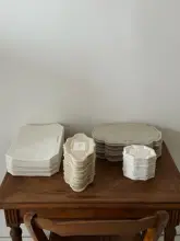 全麻の手作りランチマットとコースター