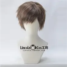 暖棕の層状ショートヘアのコスプレウィッグ【男女兼用・リアルな質感】