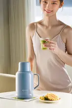 大容量 保温ポット【ガラス内蔵・家庭用・オフィス・学生向け】