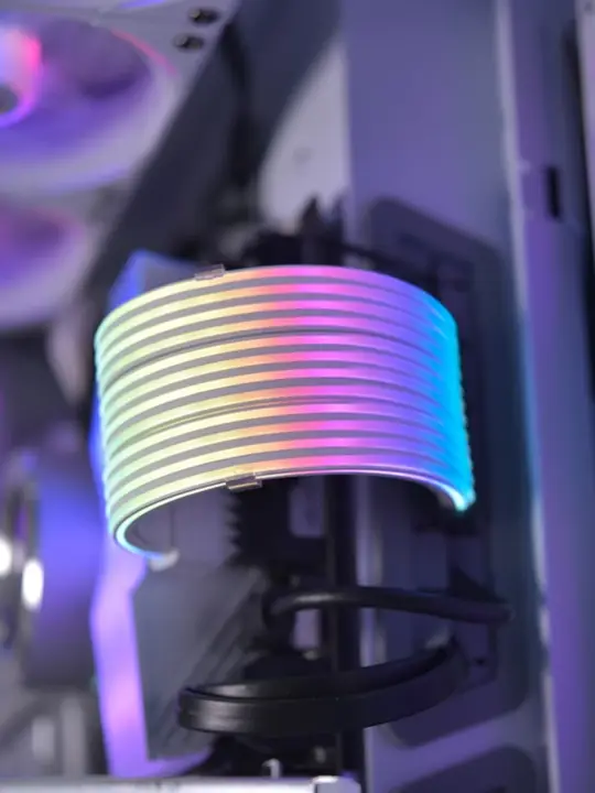 発光延長ケーブル【ARGB対応・8ピン・24ピン・カラフルデザイン】