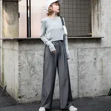 高腰デニムパンツ【フィット・薄手・ストレートレッグ・軽やかな生地】