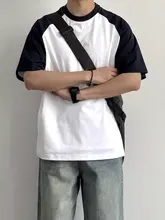 涼感防晒速乾ラグラン袖Tシャツ【ゆったりシルエット・カジュアル・丸首・ショートスリーブ】