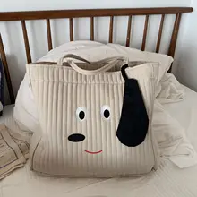 かわいい犬デザインの大容量リュックサック【ショルダーバッグ・収納バッグ・引っ越し用】