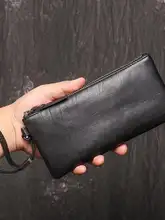 クラッチバッグ セカンドバッグ メンズ レディース 本革 牛革 ロング 小銭入れ スマホポーチ スリム 柔らかい