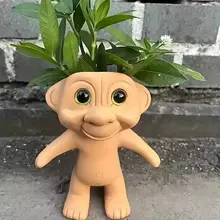 大きな目の可愛いオクタパス花瓶【多肉植物用・インテリア装飾・オフィス向け】