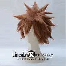 王国の心３ 主人公ソラのコスプレ用爆発ロングウィ  ッグ【ブラウン】