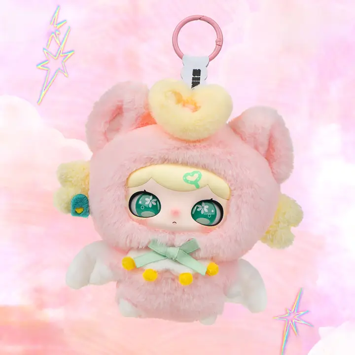 可愛いフワフワキャラクターのフィギュア【ララミのぬいぐるみ・盲盒デザイン・ギフトに最適】