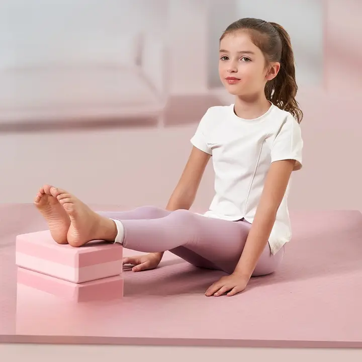 高密度 ヨガブロック 子供用 ダンス用補助具【初心者向け・脚を伸ばすためのブロック】