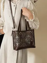 新中式刺繍トートバッグ【DIY手作り・通勤用・大容量】