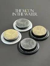 金属製マグセーフスマホスタンド【月形・16p・マット仕上げ・強力磁吸・リング型・伸縮可能】