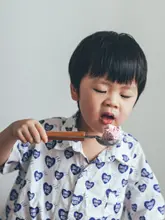 木柄ステンレスピーラー＆アイスクリームスプーン【ベビーフードマッシャー・ポテト潰し器・栓抜き機能付き】