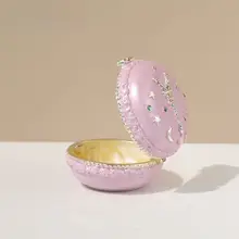 ジュエリーボックス アクセサリーケース 小物入れ マカロンカラー 携帯用 インテリア リング イヤリング ピアス 収納