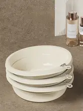 壁掛け洗面器【プラスチック製・厚手・創意デザイン・家庭用】