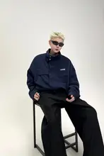 ジャケット メンズ ショート丈 厚手 ヴィンテージ ワーク アメリカン風 メタルプレート 上品 ストリート 「EAT」